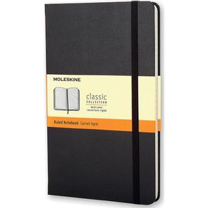 Moleskine Classic Notitieboek - A5 - Hardcover - Gelinieerd - Zwart