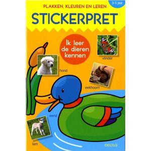 Stickerpret - Ik leer de dieren kennen