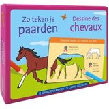 Zo Teken Je Paarden - sjabloonkaarten - 12st