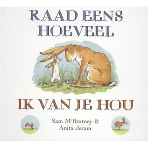 Raad Eens Hoeveel Ik Van Je Hou - Kartonboek - Hazeltje En Grote Haas