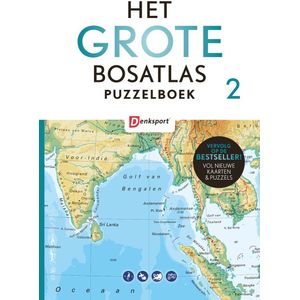Het Grote Bosatlas Puzzelboek II puzzels en rebussen logische puzzels