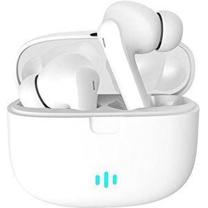 Bluetooth 5.2 hoofdtelefoon, draadloze hoofdtelefoon met HD-microfoon, 3D hifi-stereogeluid, 24 uur looptijd en snel opladen, IPX7 waterdicht, compatibel met iOS/Android (S, M, L)