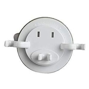 Elektrische tandenborstel houder Wall Mount badkamer accessoires zuignap Tandenborstel Holder Rack Badkamer Stand Storage Hooks (Color : White)