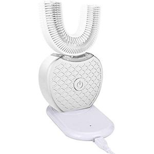 360 graden automatische slimme penseel elektrische U-vormige USB orale tandpasta tandenborstel siliconen borstel hoofd generatie (Color : Generation 1)