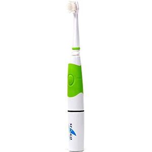 Sonische tandenborstel elektrische tandenborstel 5 borstel hoofd zacht haar led licht orale zorg SG-618 (Color : Aqua)