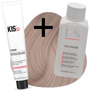 KIS haarverfset - 12FV Ultralicht fantasie violet  - haarverf & waterstofperoxide