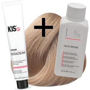 KIS haarverfset - 9B Zeer licht beige  - haarverf & waterstofperoxide