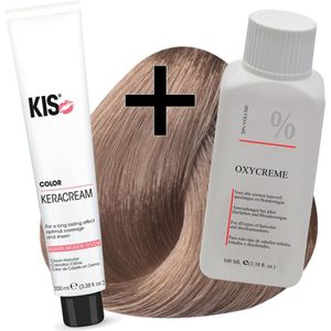KIS haarverfset - 9FP Zeer licht rose blond  - haarverf & waterstofperoxide