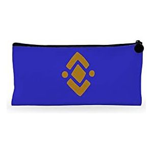 Bonamaison Digitaal bedrukt canvas etui met ritssluiting, etui met ritssluiting, pennenzak voor school, canvas voor kinderen, jongens, meisjes, 100% katoen, uniseks, 1 stuk, 21 x 12 cm