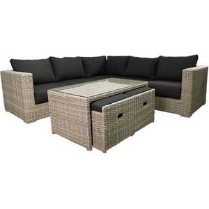 Your Own Living Houston Hoek Loungeset - Off Wit