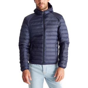 Donsjas Nico JOTT. Nylon materiaal. Maten XXL. Blauw kleur