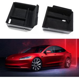 Tesla Model 3 Highland Organizer Set: Middenconsole & Armsteun Box Interieur Accessoires Nederland Belgie