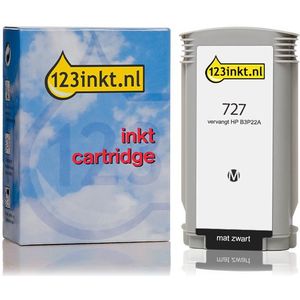 123inkt huismerk vervangt HP 727 (B3P22A) inktcartridge mat zwart hoge capaciteit