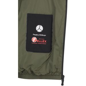 People of Shibuya - Bodywarmer - Groen - Synthetisch - Normale Fit