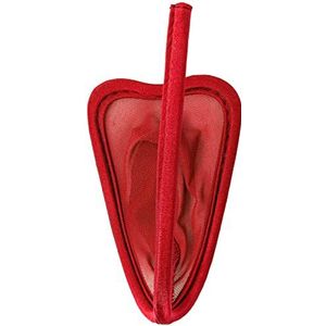 SONGHUADAO Mannen Sexy G-Strings Mens Sissy Lingerie Ondergoed Homo Porno Exotisch Slipje Doorzichtig Doorzichtig Mesh Ardennen Pouch C-string Thong Brie, Rood, one size