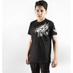 Joya - T-Shirt Dragon - Kinderen - Katoen - Wit