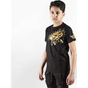Joya - T-Shirt Dragon - Kinderen - Goud - 100% Katoen