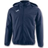 Regenjas - Zwart - 100% Polyester - Met Capuchon en Ritszakken