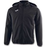 Joma - Bremen - Windbreaker - Met Rits - Geïntegreerde Capuchon - Zwart