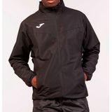 Joma - Bremen - Windbreaker - Met Rits - Geïntegreerde Capuchon - Zwart