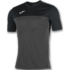 Joma Winner Shirt Korte Mouw Heren - Antraciet Zwart