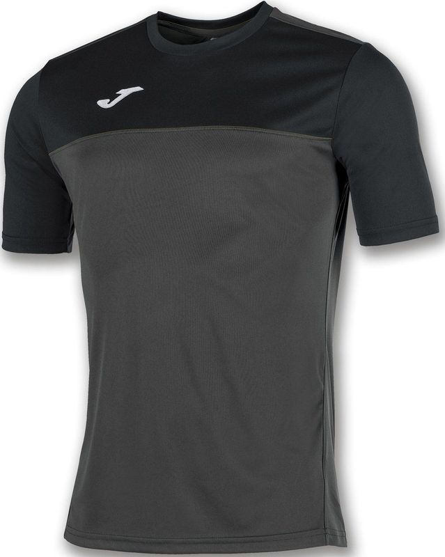 Joma Winner Shirt Korte Mouw Heren - Antraciet Zwart