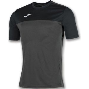 Joma Winner Shirt Korte Mouw Heren - Antraciet Zwart