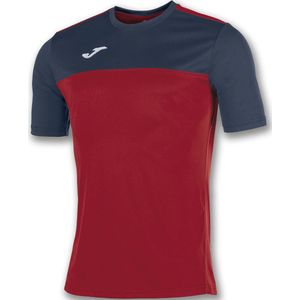 Joma Winner Shirt Korte Mouw Heren - Rood Marine