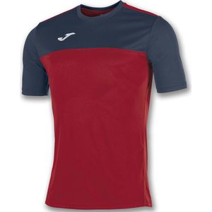 Joma Winner Shirt Korte Mouw Heren - Rood Marine