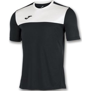 Joma Winner Shirt Korte Mouw Heren - Zwart Wit