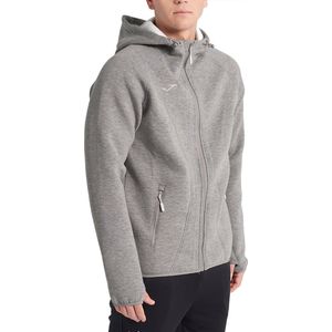 Joma Basilea Softshell Hoodie 101028-280, Mannen, Grijs, Sweatshirt, maat: 3XL