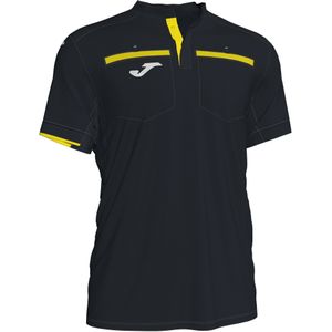 Joma - Referee T-shirt - Zwart - Korte Mouwen - Ademend Materiaal