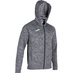 Jas - Open - Zwart - Pluche - Geborduurd Logo