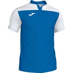 Joma Crew III Polo Kinderen - Royal Wit (140)