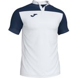 Joma Crew III Polo Heren - Wit Marine