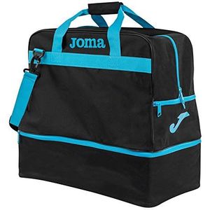 Joma - Grote sporttas, maat S, kleur zwart, fluorescerend turquoise