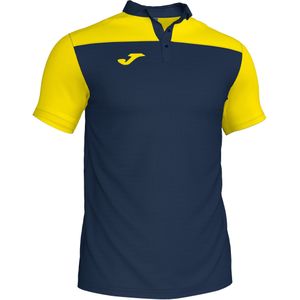 Joma Crew III Polo Heren - Marine Geel