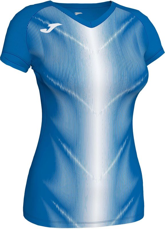 T-shirt - V-hals - Mesh-inzetten - Geborduurd Logo