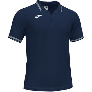 Joma - Campus III - Poloshirt - Blauw - Synthetisch - Korte Mouwen