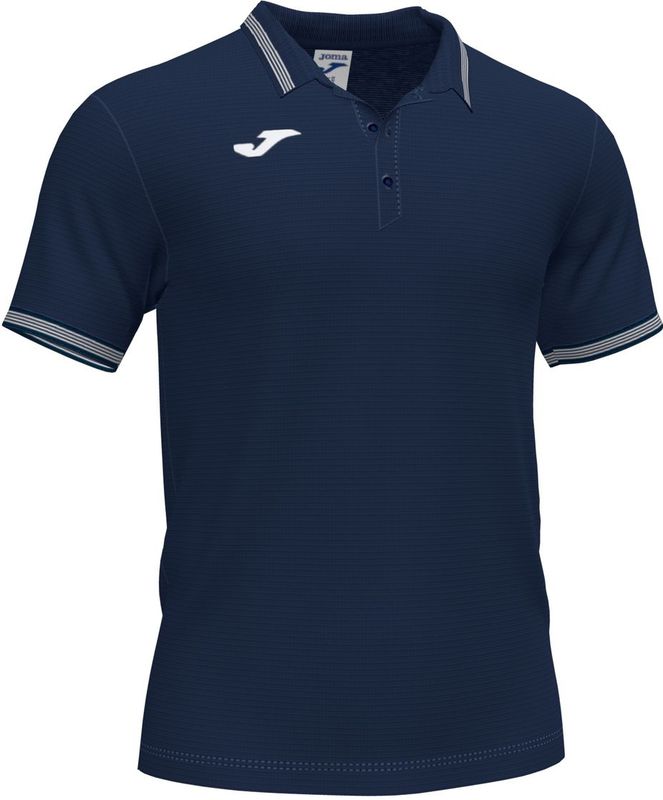 Joma - Campus III - Poloshirt - Blauw - Synthetisch - Korte Mouwen