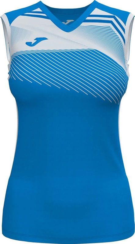 Joma - Supernova II - Damestrui - Mouwloos - V-hals - Polyester - Sublimatiebedrukking
