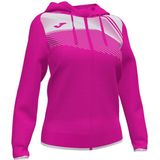 Joma Supernova Ii Sweater Met Ritssluiting Wit,Roze Jongen