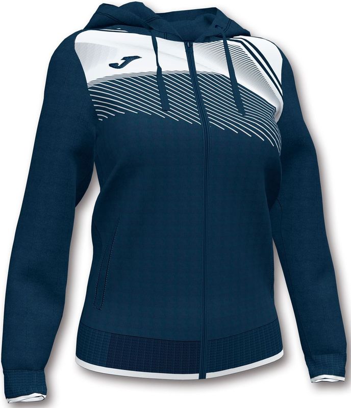 Joma - Supernova II - Sweatshirt - Zwart - 100% Polyester - Met Rits en Capuchon