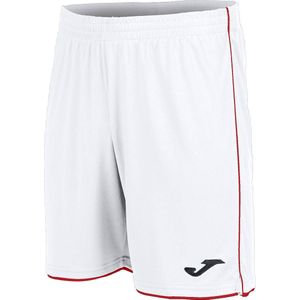 Joma - Liga Short - Korte Broek - Wit - Rood