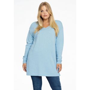 YOEK - Dames Trui - Wolmix - V-hals - Lange Mouwen