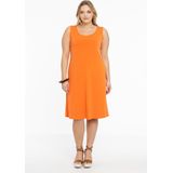 Yoek A-lijn Jurk DOLCE van Travelstof Oranje