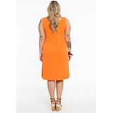 Yoek A-lijn Jurk DOLCE van Travelstof Oranje