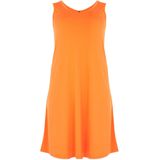 Yoek A-lijn Jurk DOLCE van Travelstof Oranje