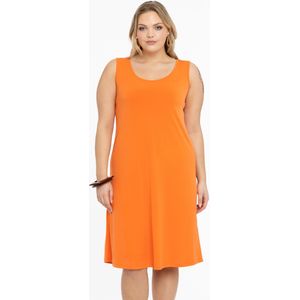 Yoek A-lijn Jurk DOLCE van Travelstof Oranje
