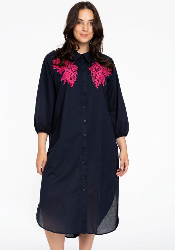 Jurk - SOFT COTTON - Katoen - Met Borduursel - Casual